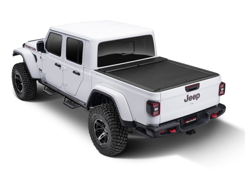 Roll-N-Lock 2020 compatible with Jeep Gladiator 5ft bed (w/ Trail Rail System) M-Series Retractable Tonneau Cover LG495M