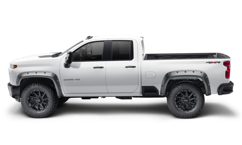 Bushwacker 19-21 Chevrolet Silverado 2500 / 3500 HD (Excl. Dually) Forge Style Flares 4pc Black 48146-08