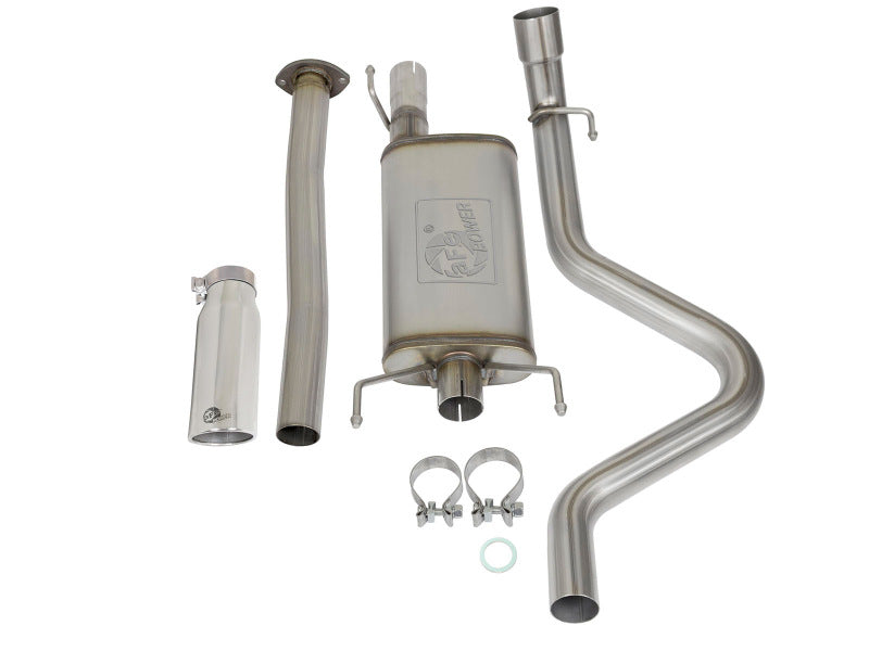 aFe MACH Force XP Cat-Back Stainless Steel Exhaust Syst w/Polished Tip Toyota Tacoma 05-12 L4-2.7L 49-46031-P