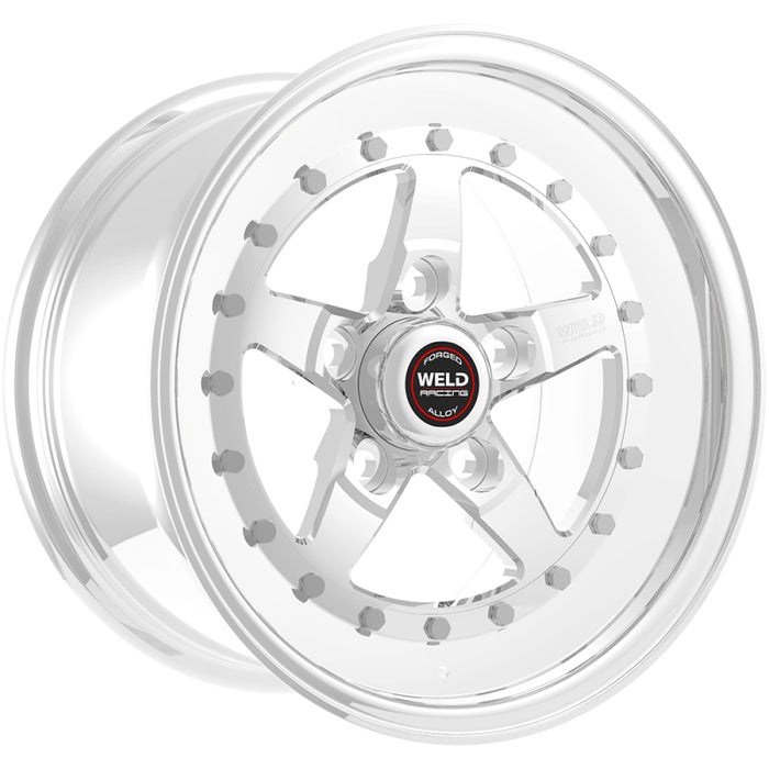 Weld Weldstar 15x8 / 5x4.75 BP / 5.5in BS Polished Wheel Non-Beadlock 791P-58280