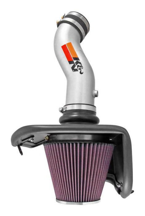 K&N 14-15 compatible with Jeep Cherokee 3.2L V6 High Flow Performance Intake Kit 77-1569KS