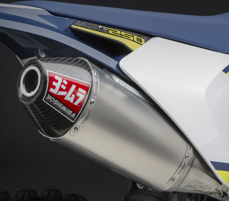 Yoshimura 961-2402 Rs-4 Header/Canister/End Cap Exhaust Slip-On Ss-Al-Cf