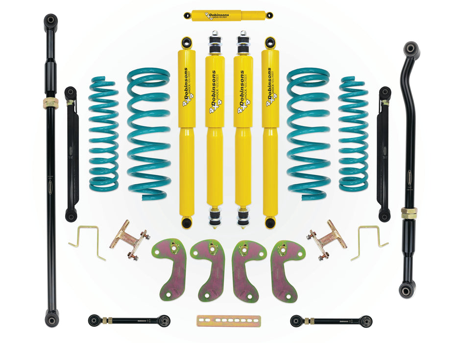 Dobinsons 3.0-4.0" Flexi-Series Long Travel Lift Kit Fits toyotaLand Cruiser 80 Series