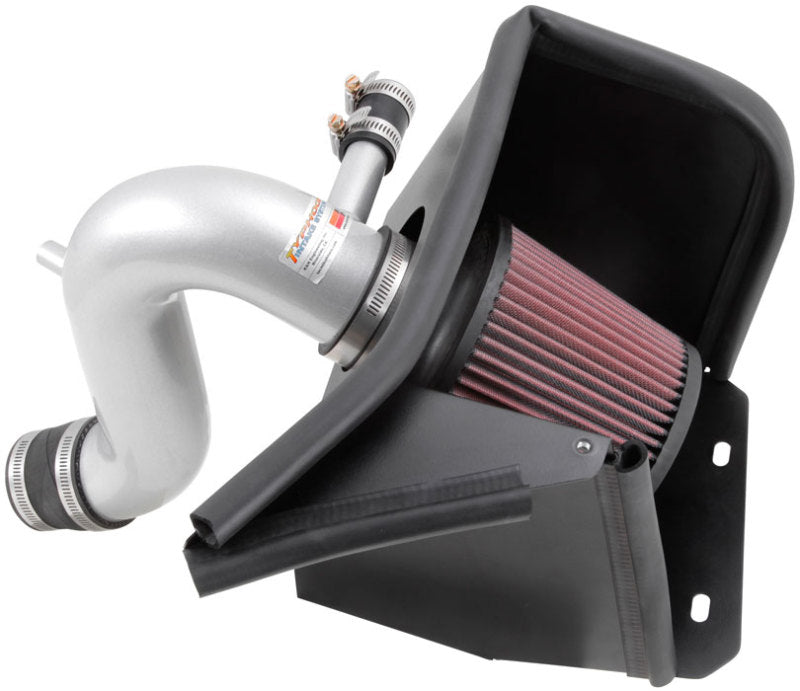 K&N 69 Series Typhoon Performance 13 Chrysler/Compatible with Dodge 200/Avenger 2.4L Silver Cold Air Intake Kit 69-2549TS