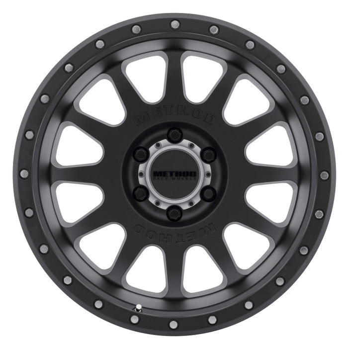 Method MR605 NV 20x9 -12mm Offset 6x5.5 106.25mm CB Matte Black Wheel MR60529060512N