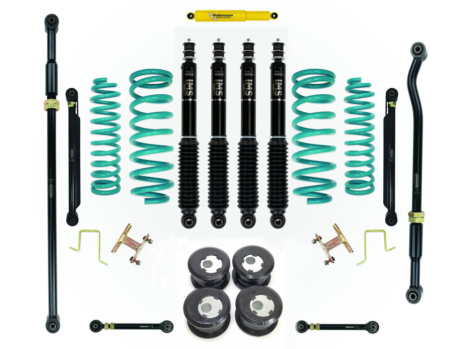 Dobinsons 2.5" VT-Series Dual Rate Long Travel IMS Lift Kit Fits toyotaLand Cruiser 80 Series