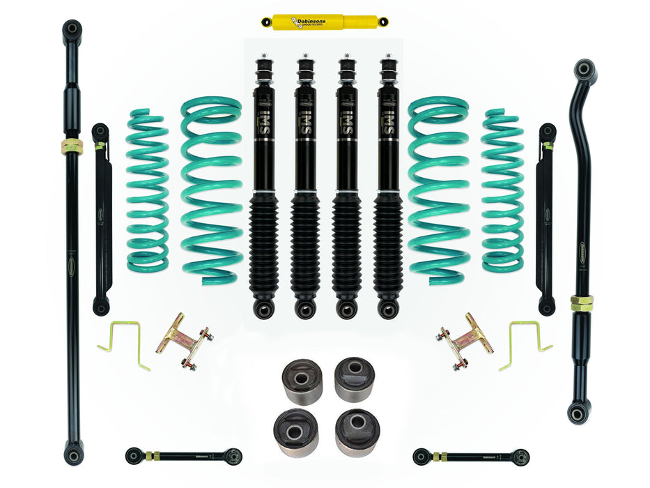 Dobinsons 2.5" VT-Series Dual Rate Long Travel IMS Lift Kit Fits toyotaLand Cruiser 80 Series