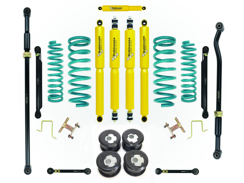 Dobinsons 3.0-4.0" Flexi-Series Long Travel Lift Kit Fits toyotaLand Cruiser 80 Series