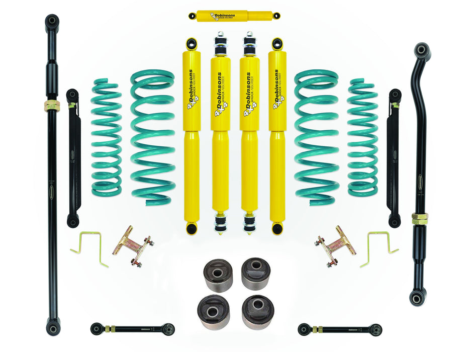 Dobinsons 3.0-4.0" Flexi-Series Long Travel Lift Kit Fits toyotaLand Cruiser 80 Series