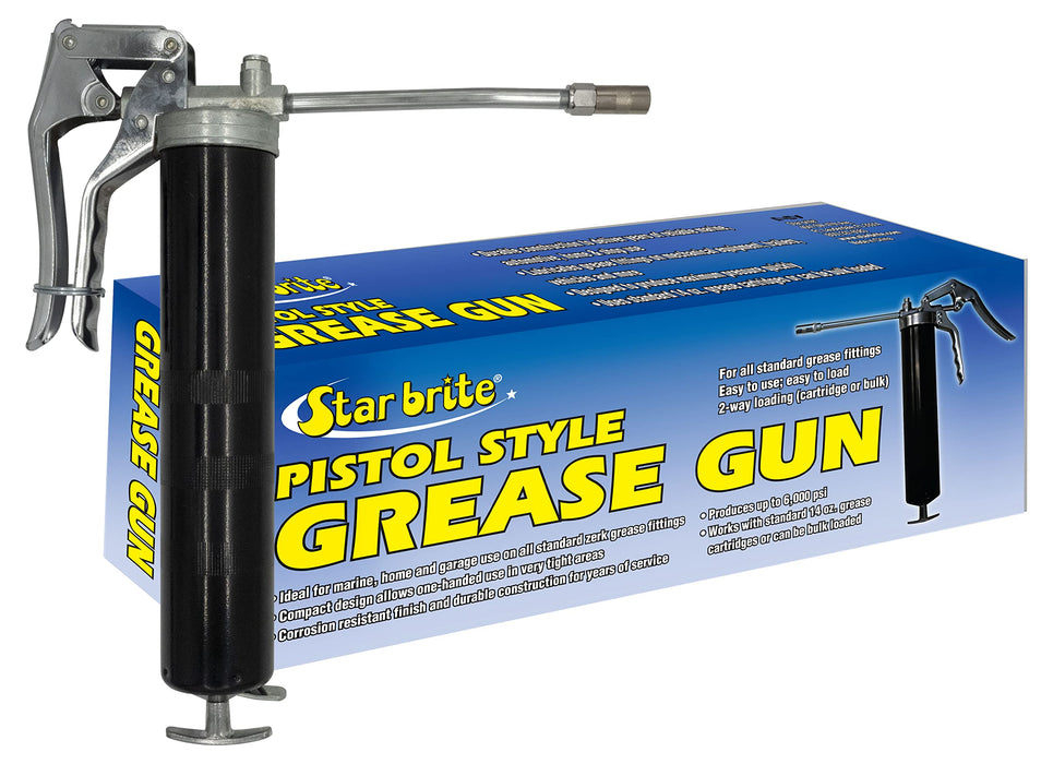 STAR BRITE Std Duty Pistol Grease Gun for 14 OZ. Cartridge (028724)