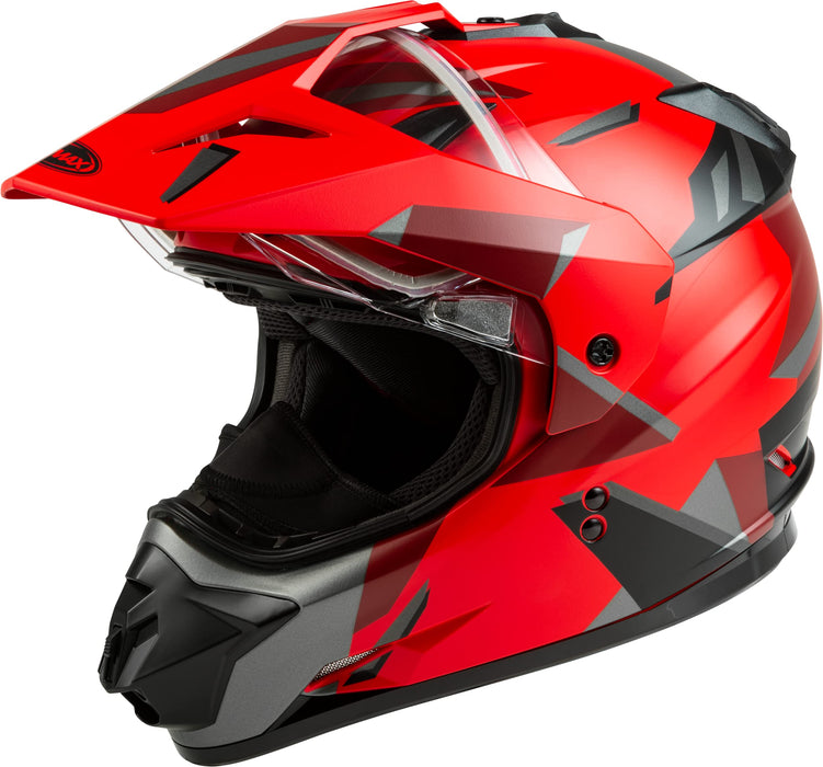 Gmax A2114035 Gm-11S Ripcord Adventure Snow Helmet Matte Red/Black Md