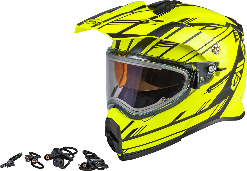 AT-21S Epic Snow Helmet W/ELEC Shield Matte HI-VIS/Black SM