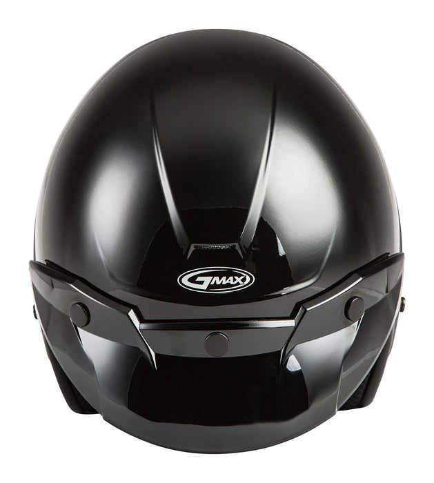 GMAX OF-2 Open-Face Helmet (Black, XX-Large)