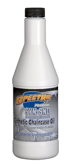 Spectro Oil Snowmobile 100% Synthetic Chaincase Lubricant, 12 oz.