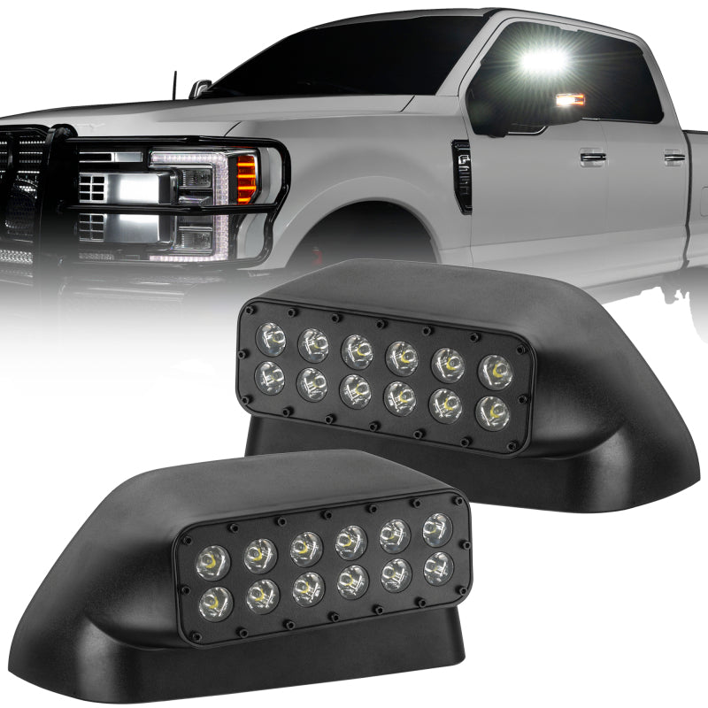 ORACLE Lighting 17-22 Ford Super Duty LED Off-Road Side Mirror Ditch Lights SEE WARRANTY 5908-001
