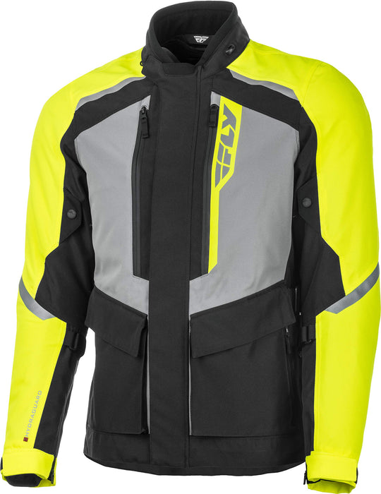 Fly Racing Terra Trek Jacket (Black/Hi-Vis, Large)