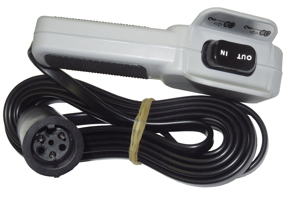 WARN 64849 Hand Held Winch Remote Controller with Rubber Grip for ATV and Side x Side Winches , gray