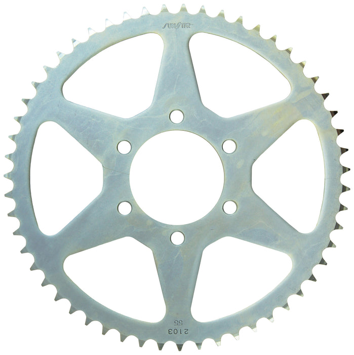 Sunstar 2-210355 55-Teeth 428 Chain Size Rear Steel Sprocket