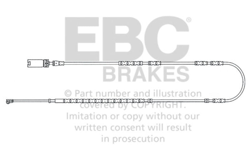EBC 2013-2015 Fits BMW X1 2.0L Turbo (28I) Rear Wear Leads EFA130