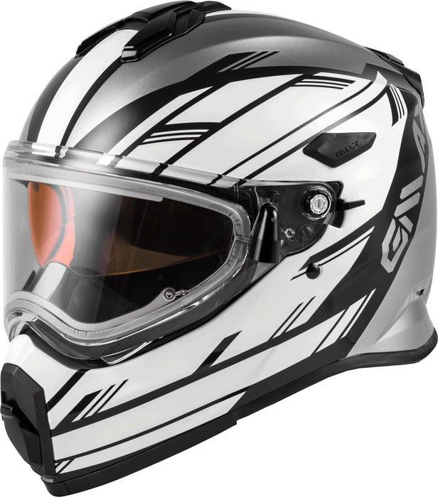 AT-21S Epic Snow Helmet W/ELEC Shield Silver/White/Black XS