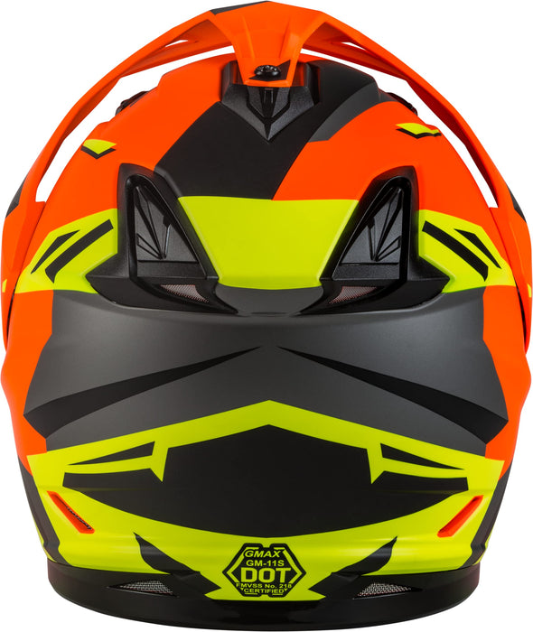 Gmax A2114147 Gm-11S Ripcord Adventure Snow Helmet Matt Neon Org/Hi-Vis XL