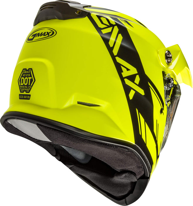 AT-21S Epic Snow Helmet W/ELEC Shield Matte HI-VIS/Black XS