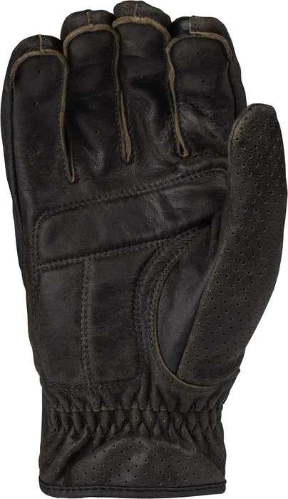 Highway 21 Men's Motorcycle Jab Full Perforated Gloves (Brown, 3X-Large)