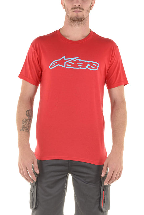 Alpinestars 1032-72032-3072-2X Blaze Tee Red/Blue 2X