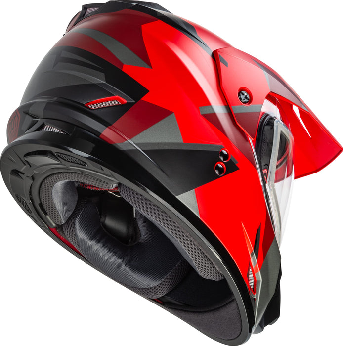 Gmax A2114035 Gm-11S Ripcord Adventure Snow Helmet Matte Red/Black Md