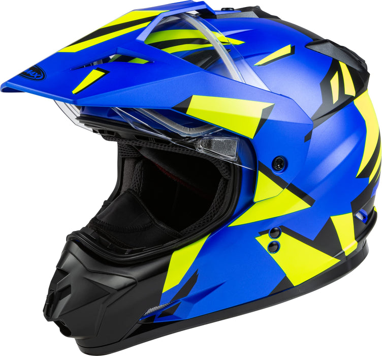 Gmax A2114628 Gm-11S Ripcord Adventure Snow Helmet Matte Blue/Hi-Vis 2X