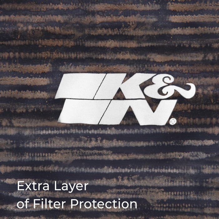 K&N Ru-1230Pk Black Precharger Filter Wrap For Your Ru-1150 Filter RU-1230PK