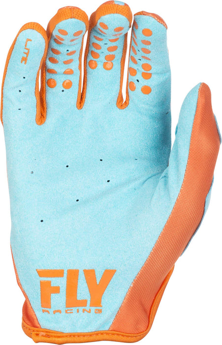 Fly Racing Men's Lite Gloves(Orange/Blue, Size 13),1 Pack