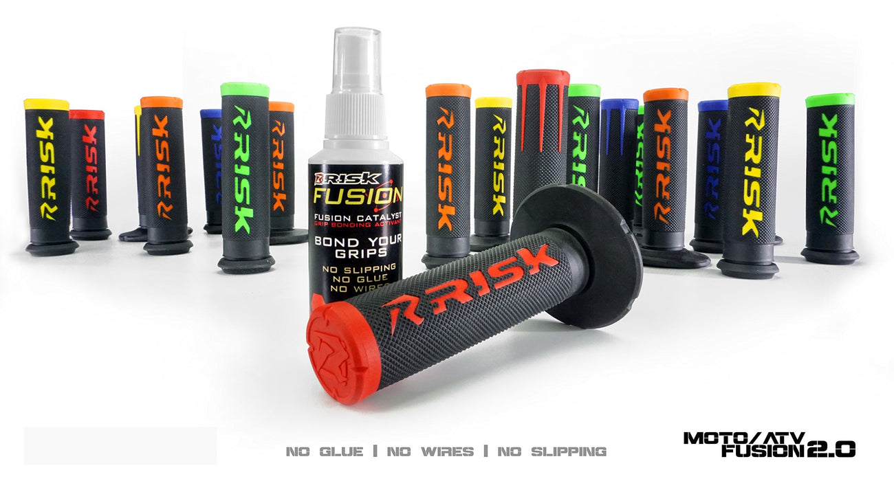 Fusion 2.0 Grip Tech Bonding System - ATV/MTB Red