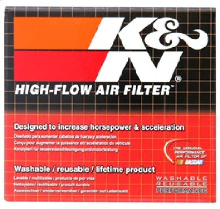 K&N Universal Rubber Filter Centered Flange 3in OD / 3.5in H / 1.5in Flange ID RE-0240