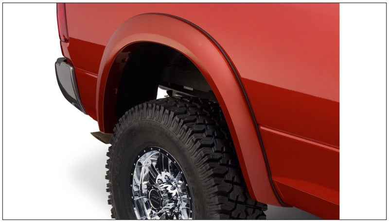 Bushwacker 10-18 Compatible with Dodge Ram 2500 Fleetside Extend-A-Fender Style Flares 4pc 76.3/98.3in Bed Black 50918-02