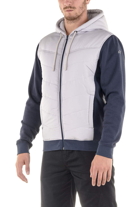 Alpinestars 1139-11240-1170-2XL Boost II Hybrid Jacket - Grey/Navy (2X)