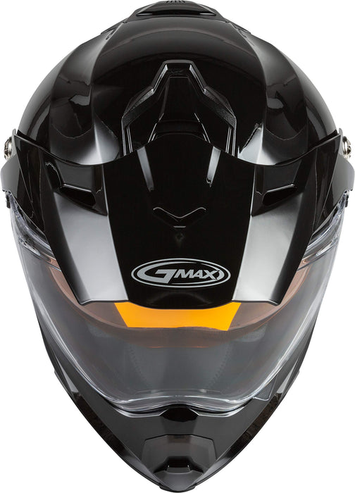 GMAX AT-21S Solid, Electric Shield Full-Face Helmet, DOT Approved for Adults and Youth (Black, S)