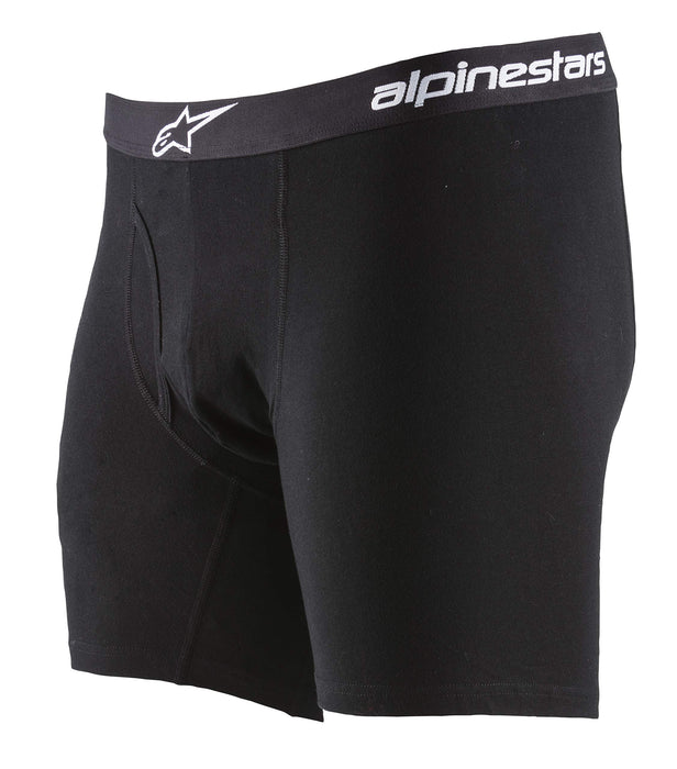 Alpinestars unisex adult Alpinestars Cotton Boxer Briefs, Black, Large US