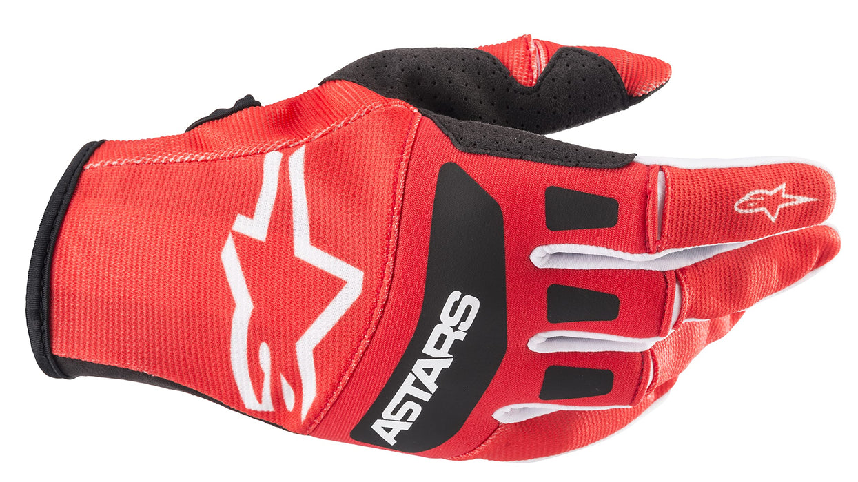 Alpinestars Techstar Gloves Bright Red/Black Lg (3561022-3031-L)