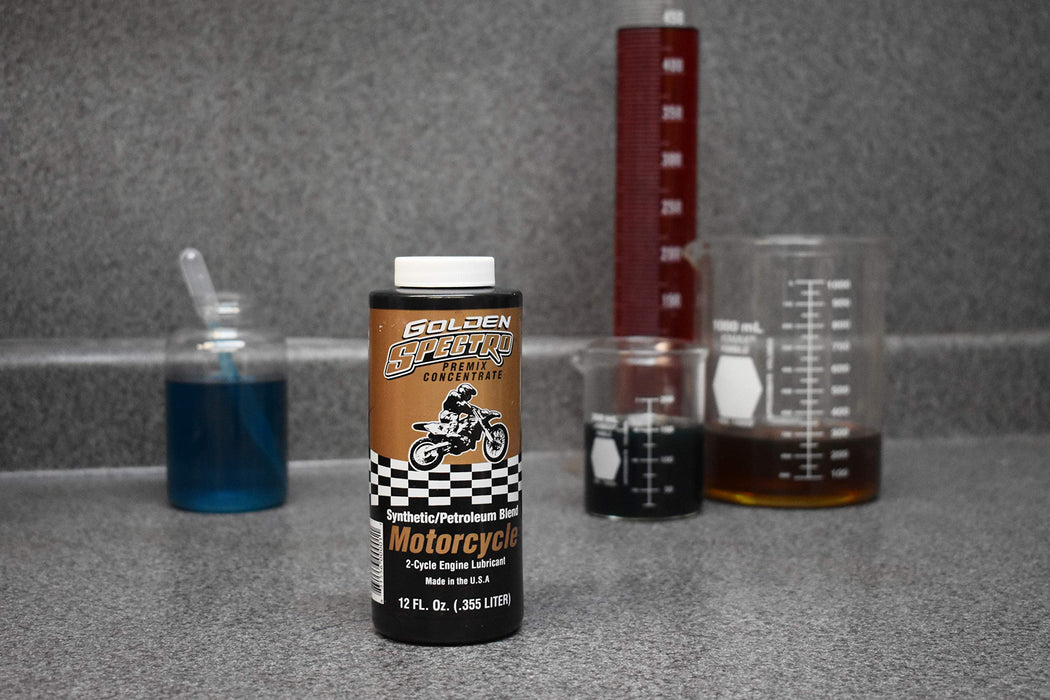 Spectro Oil Spectro N.GSMC Golden Spectro 2-Cycle Oil Synthetic Blend Premix, 12 oz.