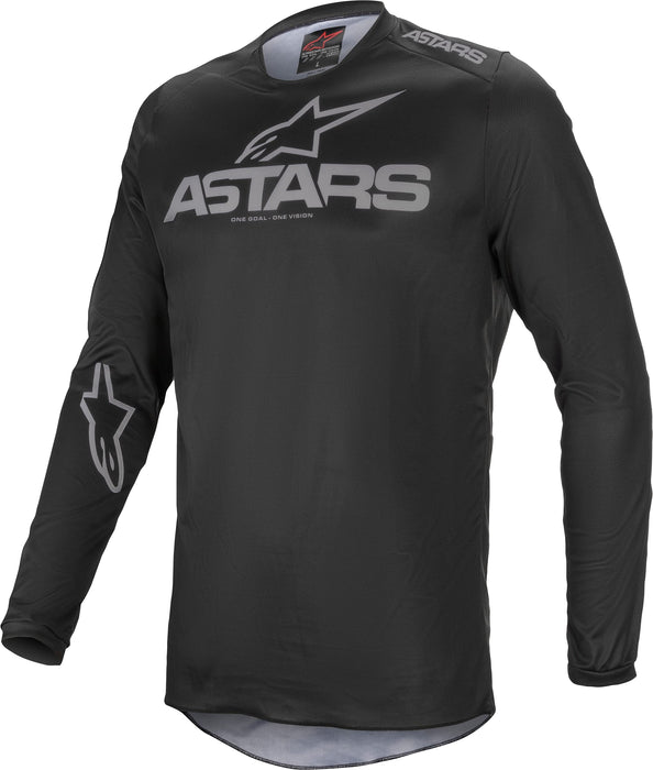 Alpinestars Fluid Graphite Jersey Black/Dark Gray Sm (3762321-111-S)