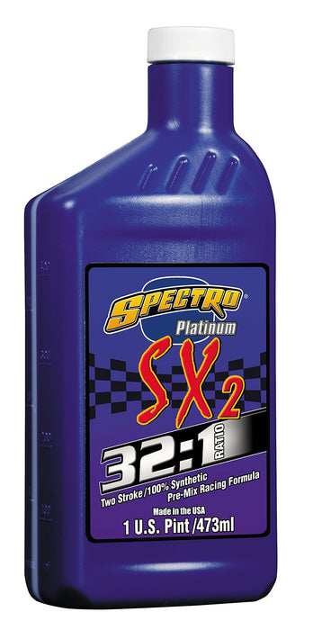 Spectro Oil Spectro O.SPSX321 SX Platinum 32:1 Synthetic 2 Cycle Premix Oil, 1 Pint