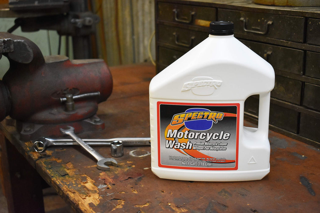 Spectro Oil Spectro T.MW XL-1 Motorcycle Wash, 1 Gallon