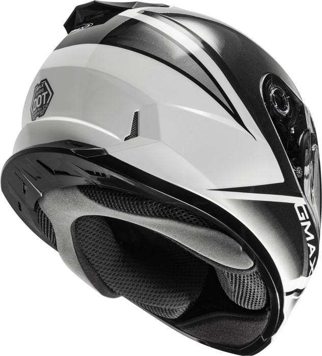 FF-49S Hail Snow Helmet W/ELEC Shield White/Black LG