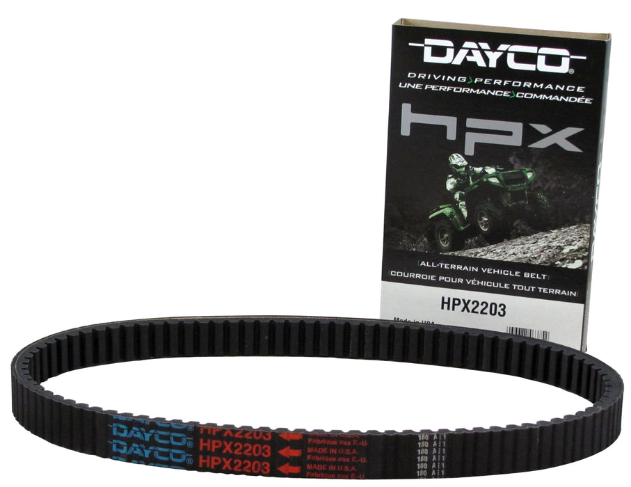 Dayco HPX2203 HPX High Performance Extreme ATV/UTV Drive Belt, Black