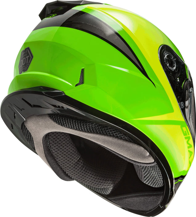 FF-49S Full-FACE Hail Snow Helmet NEON GRN/HI-VIS/BLK 3X