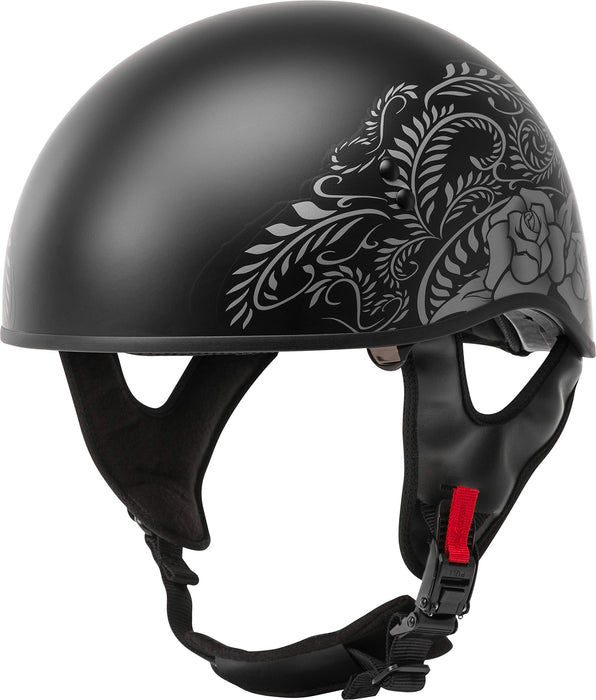 GMAX HH-65 Naked DOT Approved Half Helmet for Motorcycle, Moped, Scooter and More