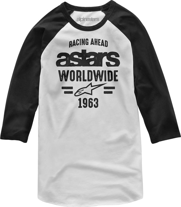 Alpinestars 1139-73030-2010-L Entice Prem Tee - White/Black (Large)