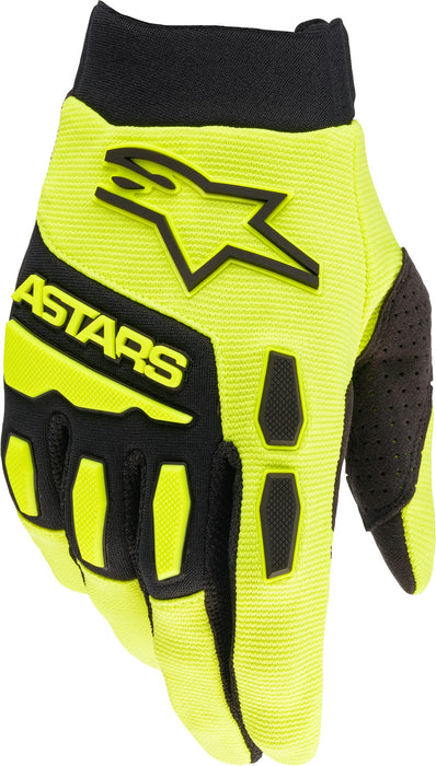 Alpinestars Full Bore Gloves Yellow Fluo/Black Md (3563622-551-M)