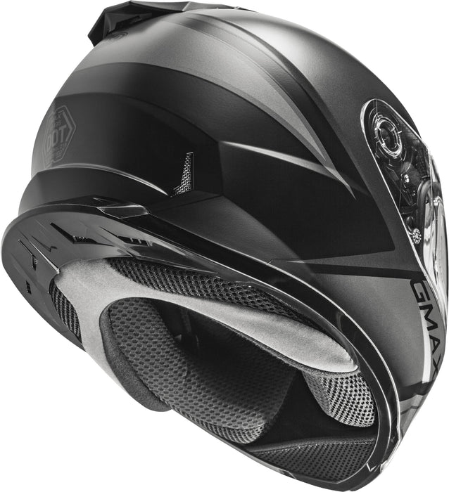 FF-49S Full-FACE Hail Snow Helmet Matte Black/Grey LG